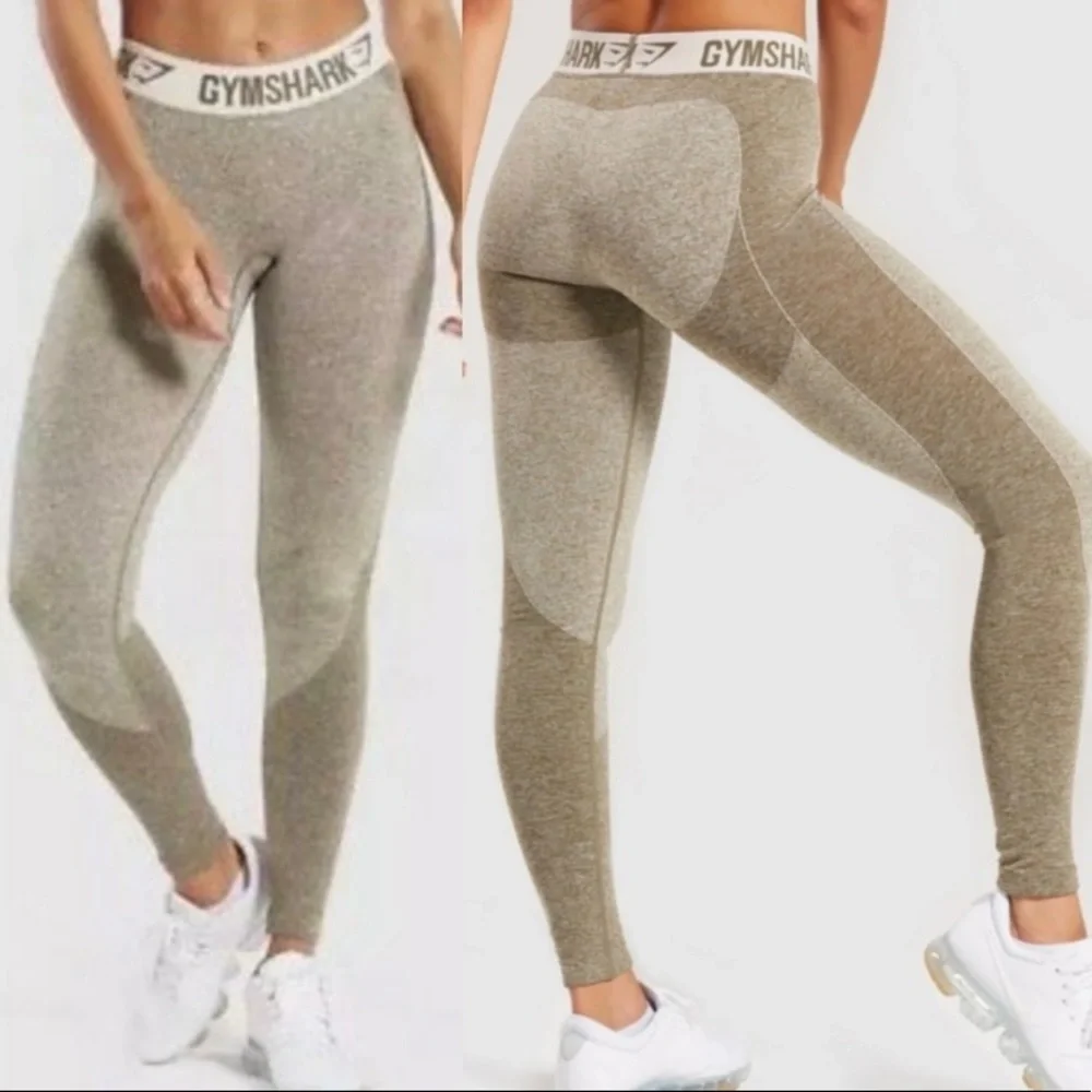 Gymshark Olive green Flex leggings - Picture 2 of 3